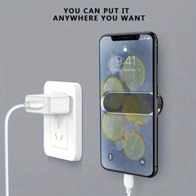 Ergonomischer magnetischer Schreibtisch-Handyhalter, 360° drehbar, freihändiger Smartphone-Gebrauch.