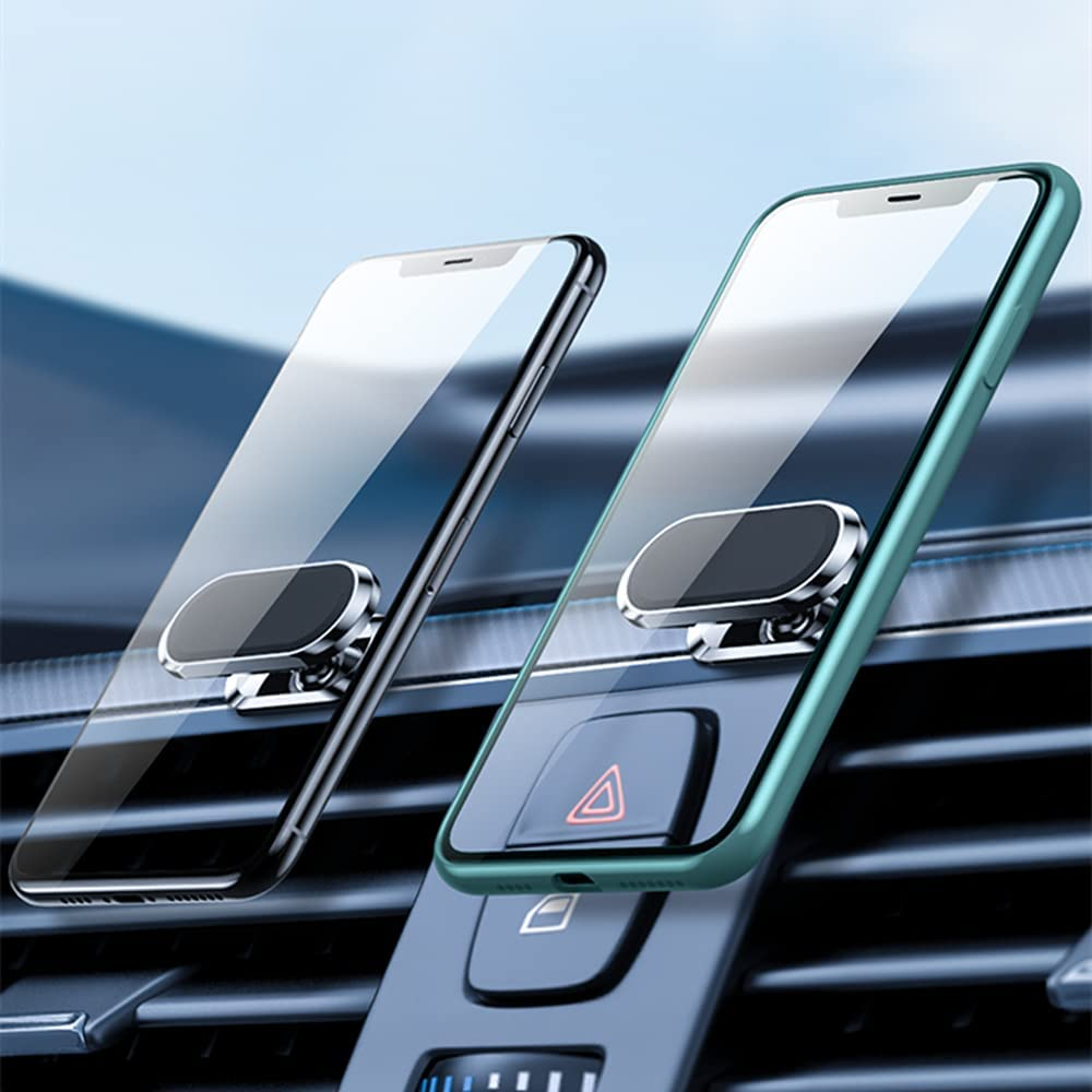 Robuster Auto-Telefonhalter aus Zinklegierung mit starkem Magnet, 360° verstellbar, universal passend.