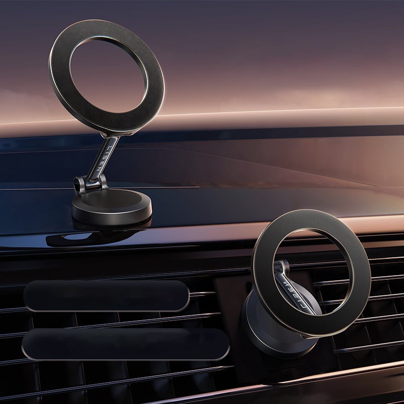 Starker magnetischer Telefonhalter fürs Auto, sorgt für sicheren und stabilen Halt Ihres Smartphones während der Fahrt.