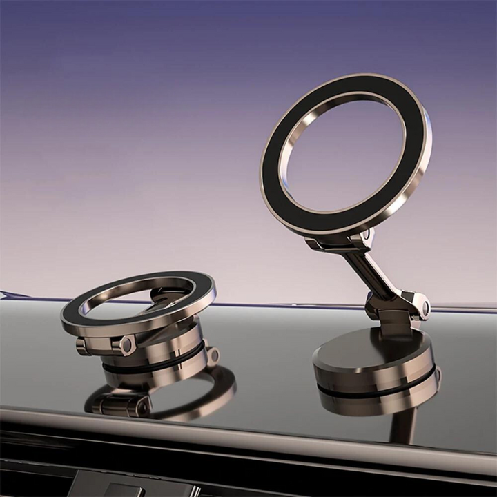 Sicherer magnetischer Smartphone-Halter im Auto für Navigation und freihändiges Telefonieren im KFZ.