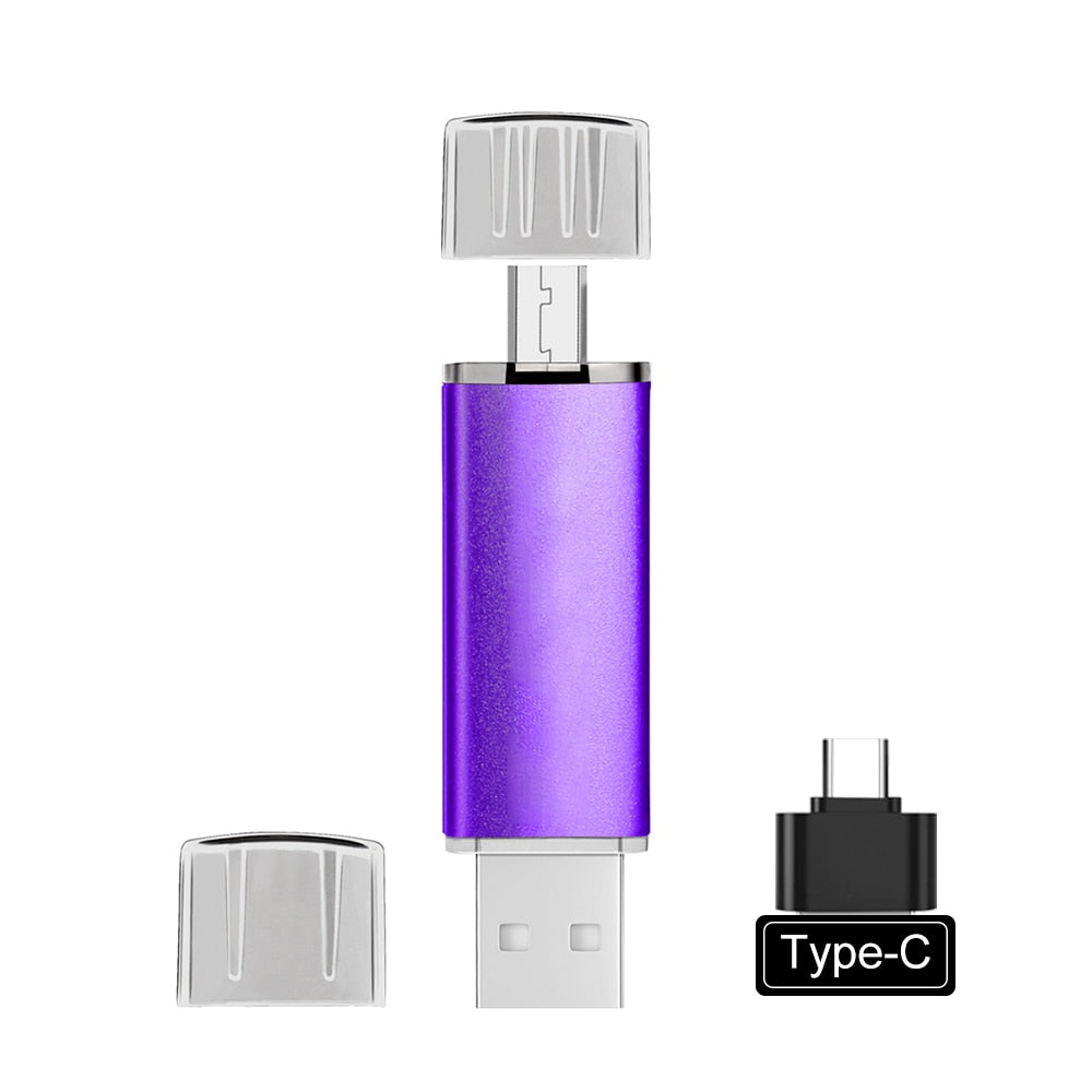 Digitaler USB-Flash-Drive, kompatibel mit Smartphones, Tablets und Computern für universelle Datensicherung.