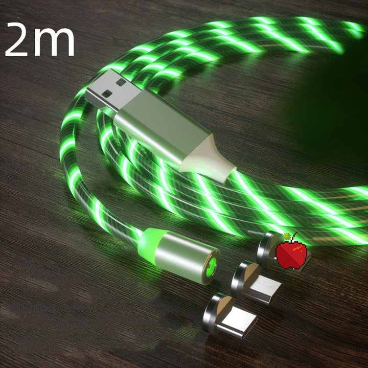 Multifunktionales magnetisches USB-Ladekabel, robust & flexibel für Handy & Gadgets.