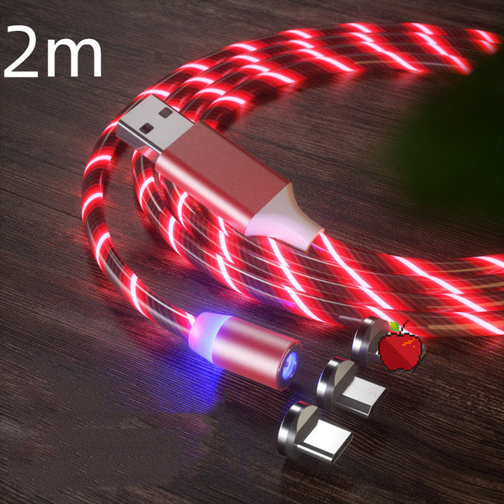 Schnelles magnetisches Ladekabel mit robustem Nylon geflochten – universal & zuverlässig.