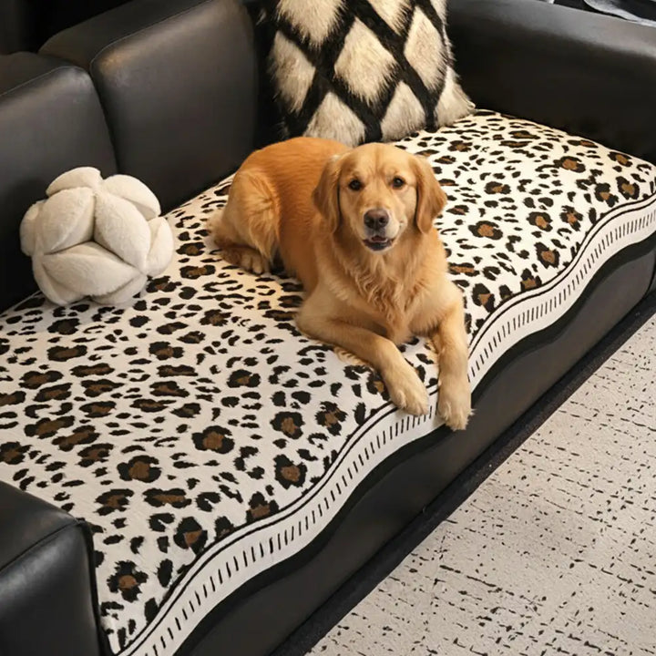Unregelmäßiges Chenille Sofakissen, rutschfest, ganzjährig für modernes Wohnzimmer. Bequemer Möbelschutz.