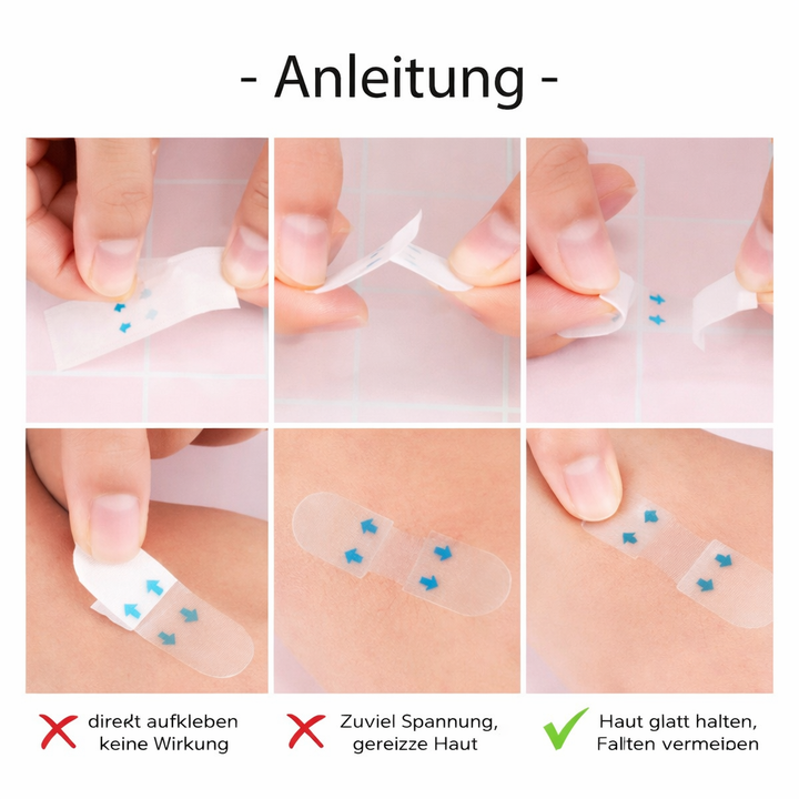 Effektive Gesichtslifting Tapes für Damen mit Sofort-Effekt zur Faltenreduzierung.