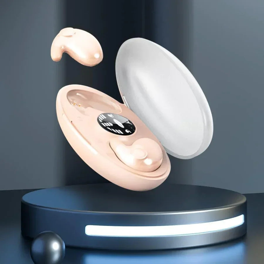 Modernes, diskretes Audiogadget: Unsichtbare In-Ear-Kopfhörer mit langer Akkulaufzeit für den modernen Lebensstil.