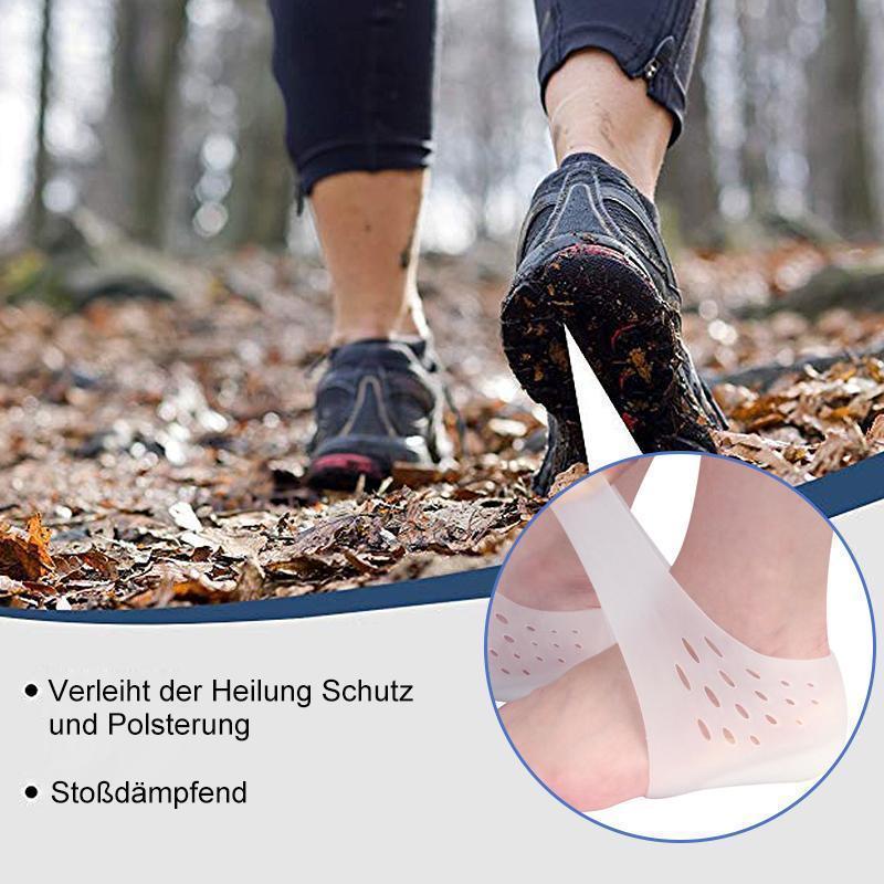 Ergonomische Silikon-Fersenkissen für unsichtbare Höhenerhöhung, bieten Komfort, Schmerzlinderung und Haltung.
