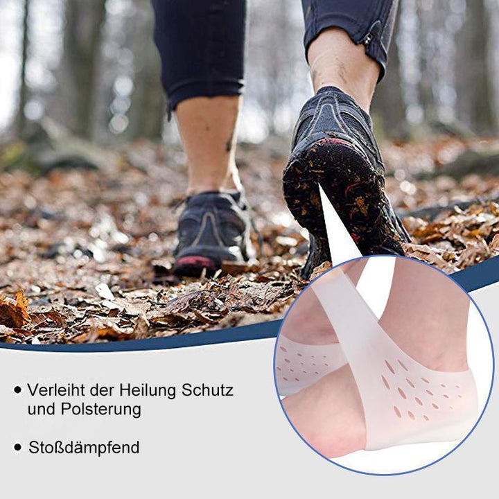 Ergonomische Silikon-Fersenkissen für unsichtbare Höhenerhöhung, bieten Komfort, Schmerzlinderung und Haltung.