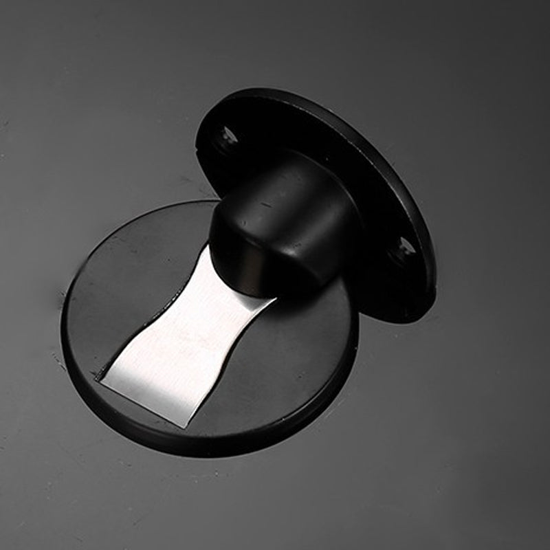 Unsichtbarer Türhalter für Boden oder Wand. Magnetischer Türstopper schützt effektiv im Haushalt ohne sichtbare Befestigung.