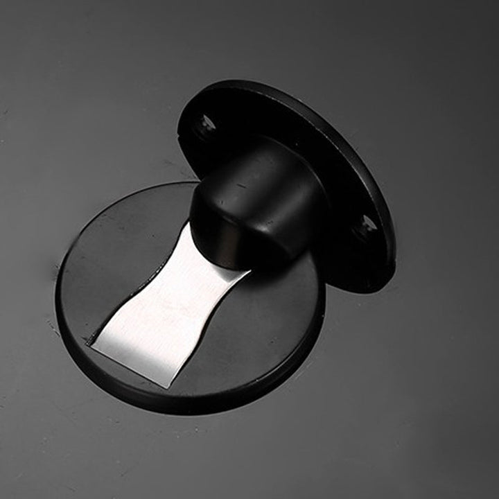 Unsichtbarer Türhalter für Boden oder Wand. Magnetischer Türstopper schützt effektiv im Haushalt ohne sichtbare Befestigung.