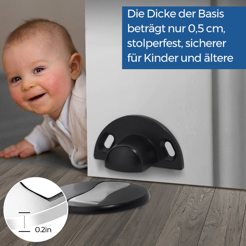 Magnetischer Türhalter für Türen, unsichtbar und robust. Schützt Wände & Türrahmen. Perfekt für Büro & Wohnung.