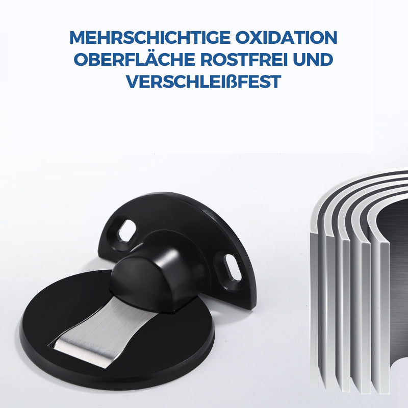 Diskreter magnetischer Türstopper für Zuhause oder Büro. Bietet zuverlässigen Wandschutz & Türschutz, unsichtbar.