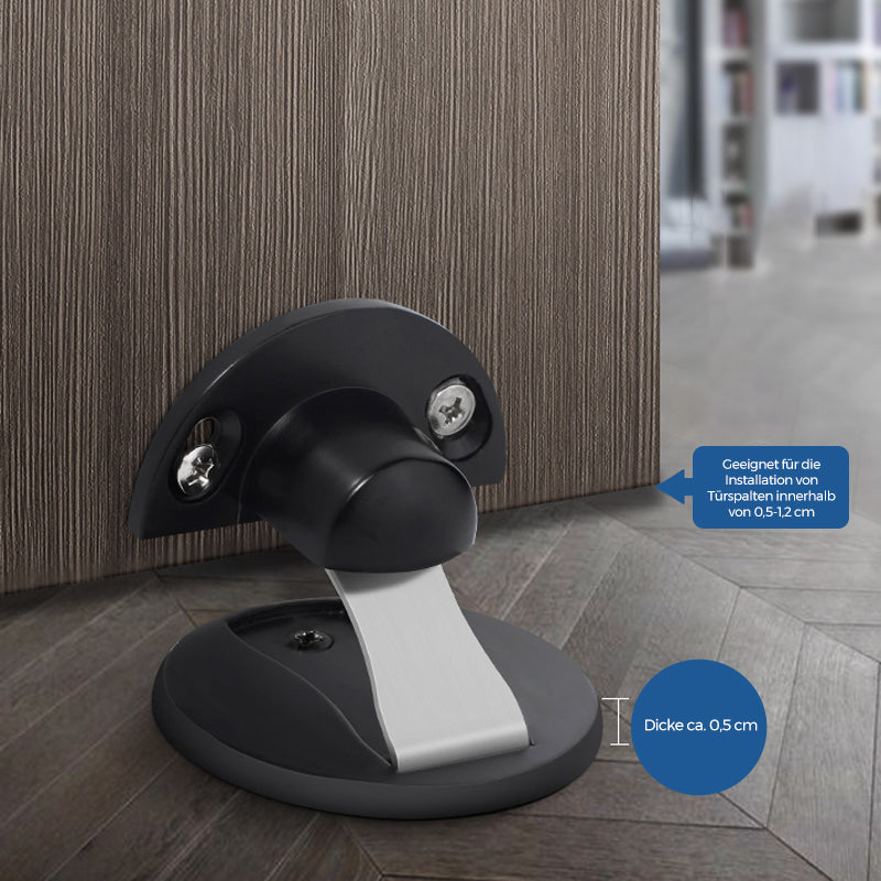 Elegantes Design: Kompakter, unsichtbarer Türstopper magnetisch. Schützt Wände zuverlässig. Ideal für moderne Wohnungen.