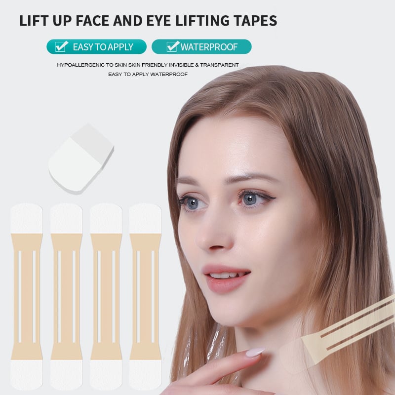 Einfach anzuwendendes Lifting Tape für Damen, das sofort Hals & Gesicht strafft, für jüngere Haut.