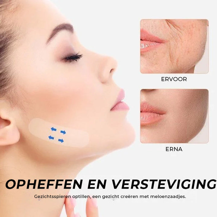 Dünnes, hautfreundliches Facelifting-Tape für sichtbare Hautstraffung und ein jugendliches, faltenfreies Aussehen.