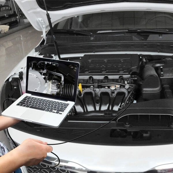 Wasserdichte Endoskopkamera (IP67) mit USB für Android & iPhone, ideal für Handwerker und Heimwerker.