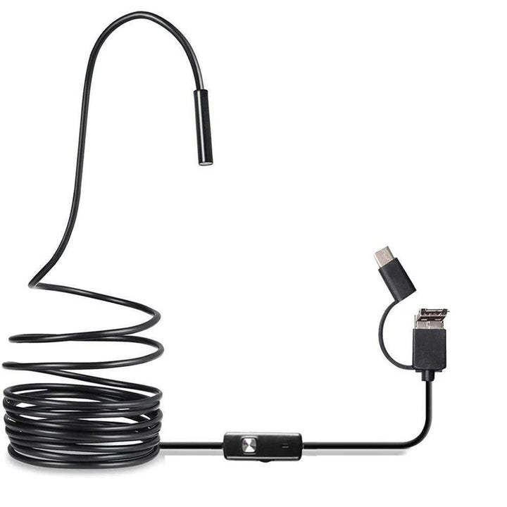 Professionelle IP67-Endoskopkamera mit USB-Verbindung für präzise und detaillierte Industrieinspektionen.