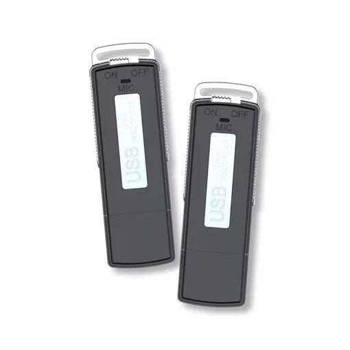 USB Sprachrekorder mit Rauschunterdrückung, ideal für klare Aufnahmen bei Interviews und Vorlesungen.