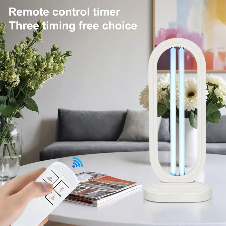 UV-C Desinfektionslampe mit Ozon für Büros; verbessert das Raumklima und sorgt für optimale Hygiene.