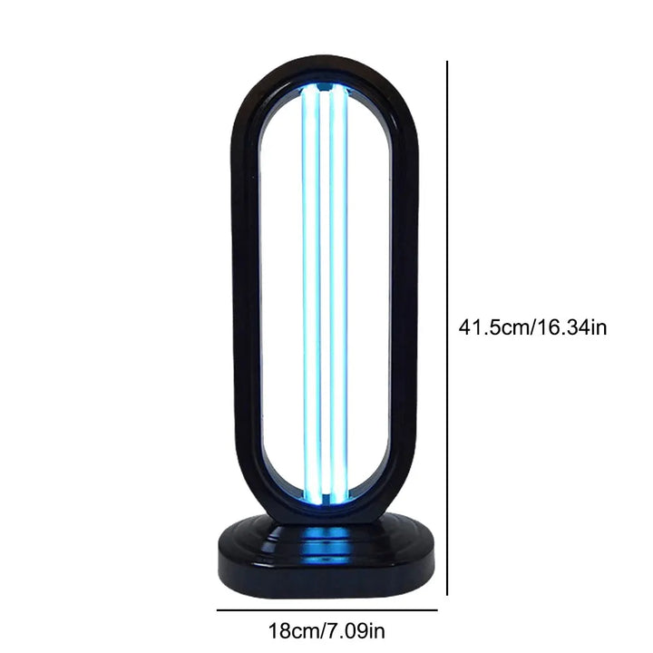 UV-C Desinfektionslampe mit Ozon und Timer-Funktion für automatische Reinigung & maximale Sicherheit.