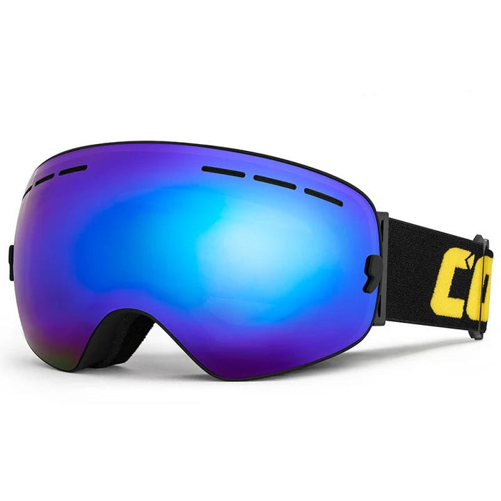 Vielseitige UV400 Skibrille für Ski, Snowboard & andere Wintersportarten, mit Antibeschlag & breitem Blickfeld.