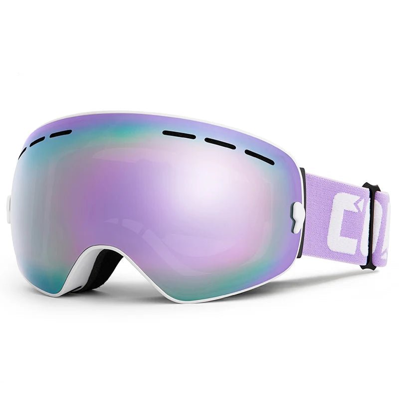 Skibrille UV400 Antibeschlag Panoramablick für Ski & Snowboard, Damen & Herren, Outdoor Wintersport.