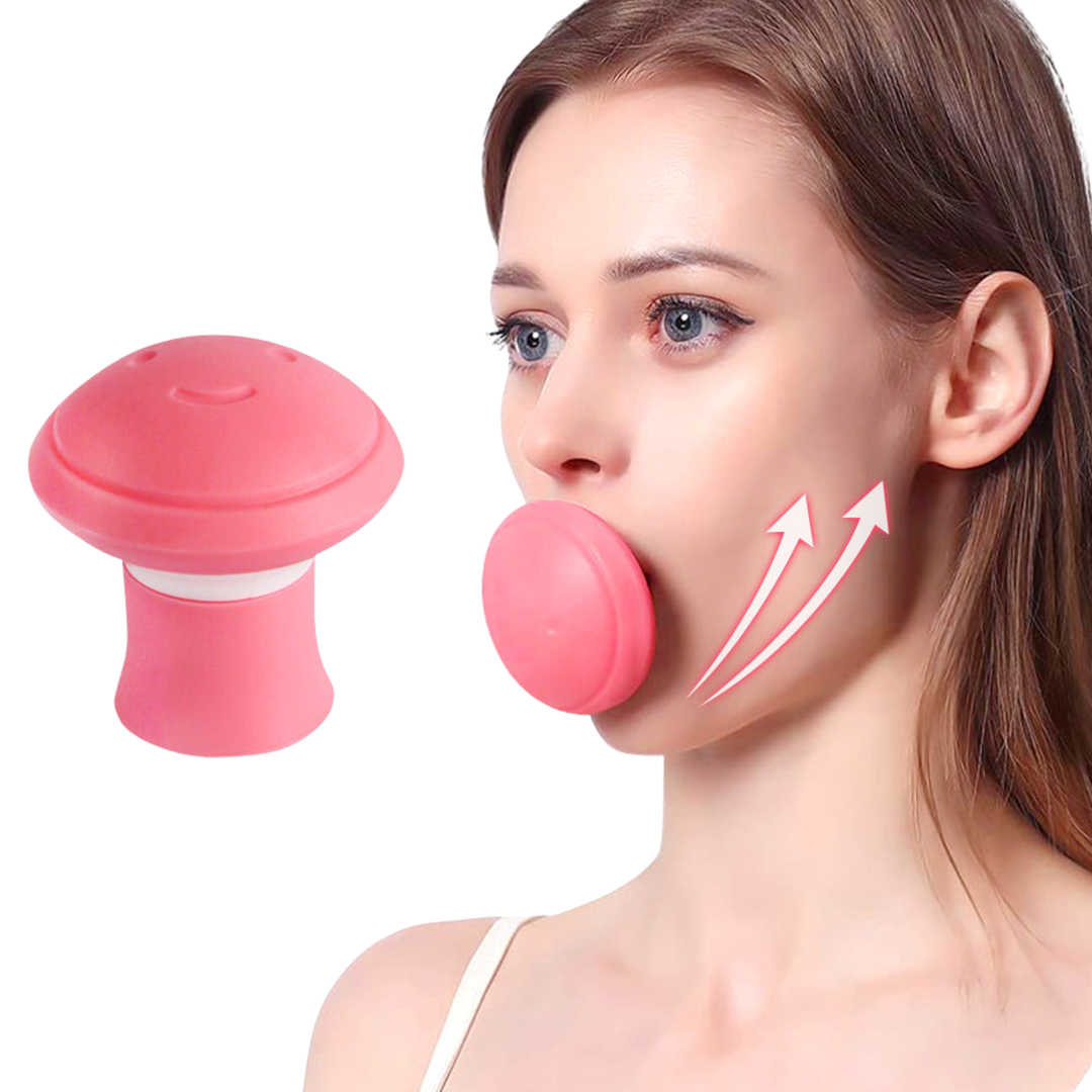 V-Gesichtstrainer: Definierte Kieferlinie, straffere Gesichtskonturen. Ideal für Anti-Aging & Hautstraffung.