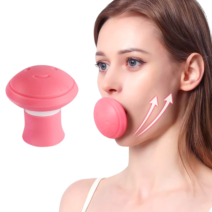 V-Gesichtstrainer: Definierte Kieferlinie, straffere Gesichtskonturen. Ideal für Anti-Aging & Hautstraffung.
