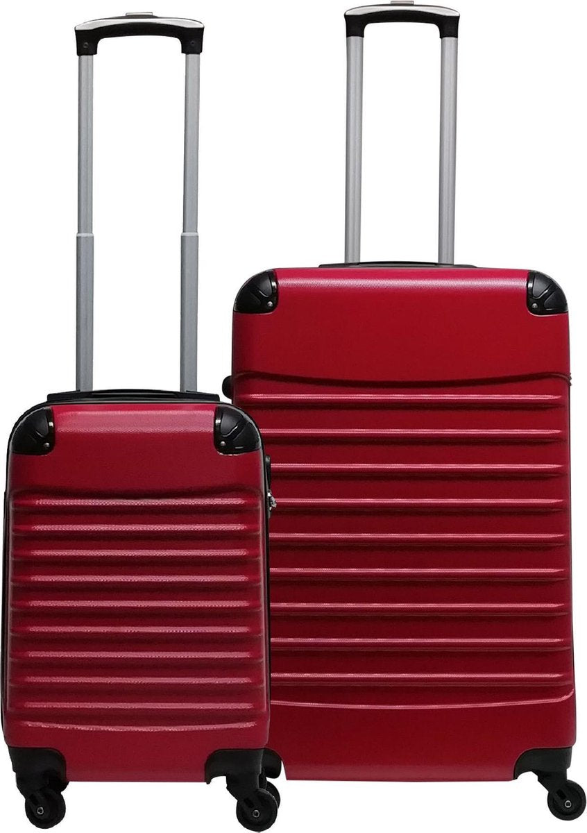 Elegantes Ventura Reisekoffer-Set mit Hartschale, 2 Trolleys für komfortables Gepäck.