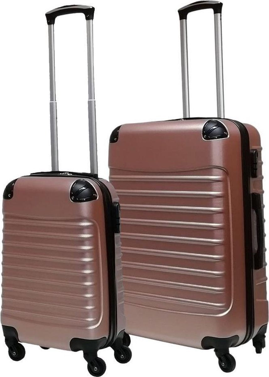 Ventura Hartschalen-Kofferset, 2-teilig, robust & leicht, perfekt für Urlaub & Business-Trips.
