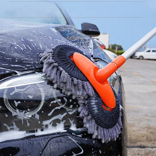 Effektive Autowaschbürste für streifenfreie Ergebnisse; ideal für die Fahrzeugpflege von Autos & Wohnmobilen.