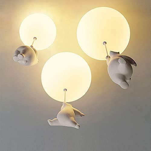 Spielerische Ballonbär Deckenlampe, Deko-Highlight und Lichtspender für Kinder- und Wohnzimmer.
