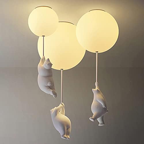 Modernes Designlicht: Ballonbär Deckenleuchte aus Acryl, perfekt für ein fröhliches Raumklima.