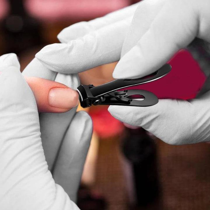 Hygienischer Präzisions-Nagelknipser aus Edelstahl, ideal für dicke Zehen- & Fingernägel, Maniküre & Pediküre.
