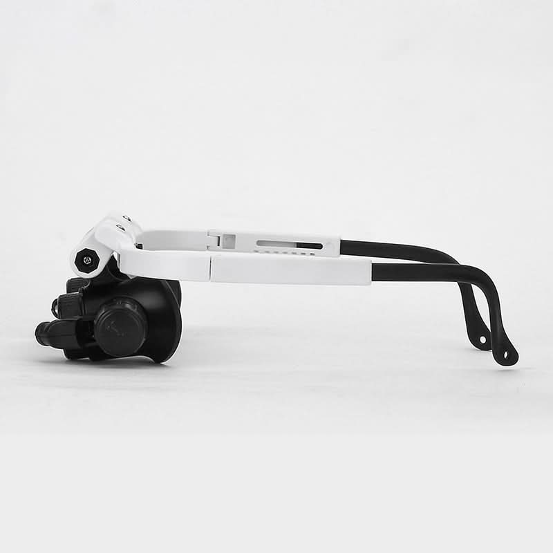 Robuste LED-Lupenbrille für präzise Detailarbeit, ideal für Leser, Handwerker & Hobbybastler.