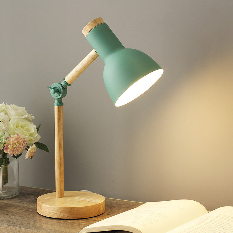 Moderne Macaron Tischlampe, farbig, mit E27 Fassung. Stilvolle Beleuchtung für Kinderzimmer, Büro oder Wohnraum.