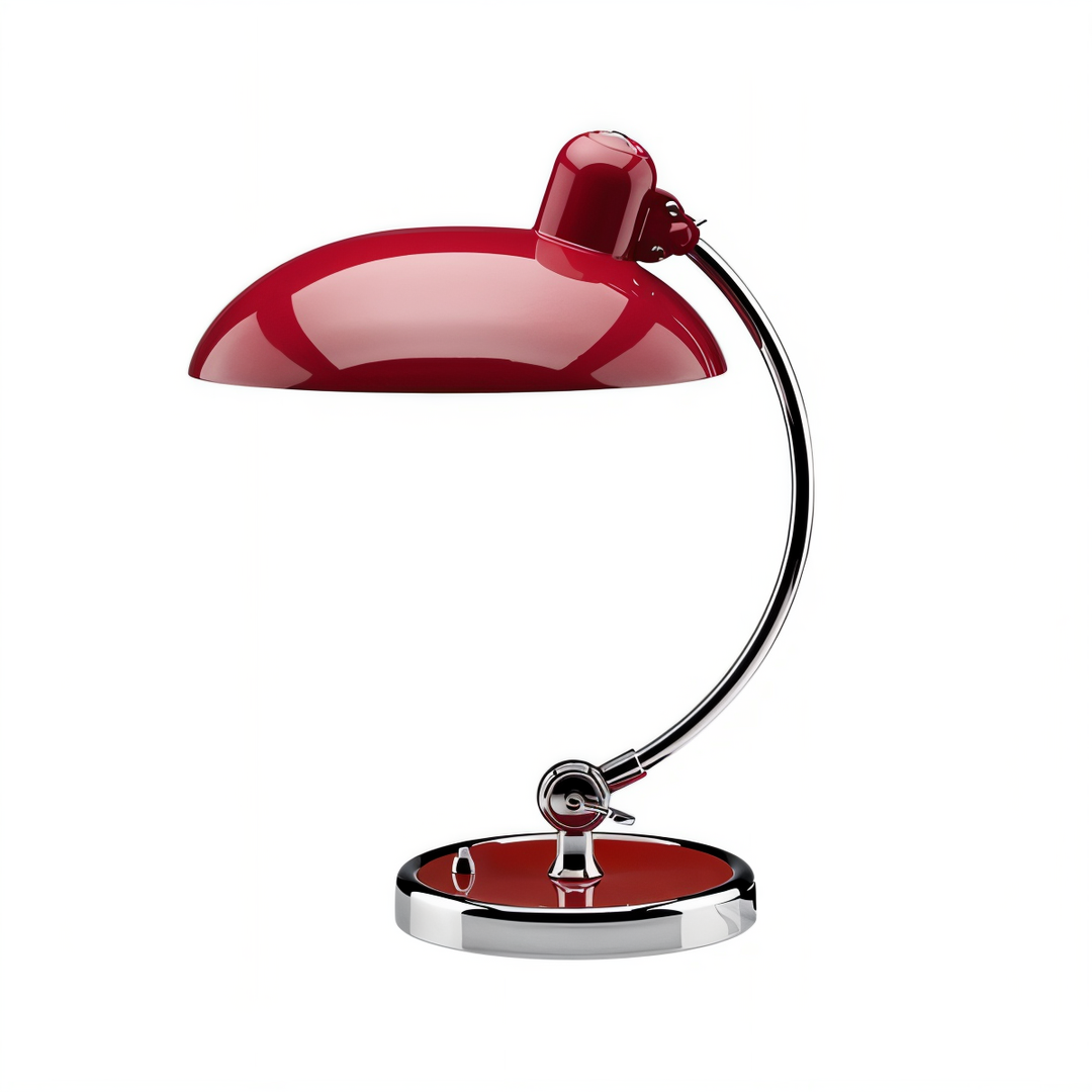 Bürobeleuchtung: Verstellbare Metalllampe für den Schreibtisch, klassisches Vintage Design, hohe Funktionalität.