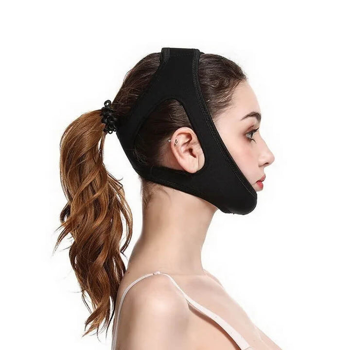 Bequemer, ergonomischer Kinnriemen gegen Schnarchen, unisex. Für optimalen Schlafkomfort und gesunde Atemwege.