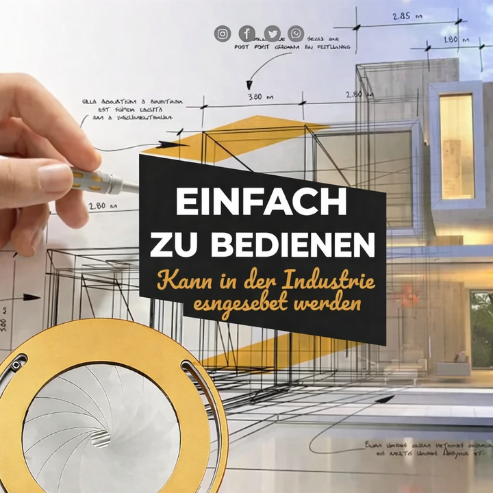 Komplettes Set: Verstellbarer Zirkel und Rundlineal für präzise Kreise bis 12,5 cm, perfekt für Basteln & Design.
