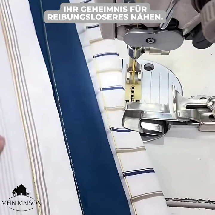 Spezieller Nähzubehör-Rollsaumfuß für Industrienähmaschinen, garantiert perfekte und gleichmäßige Säume.