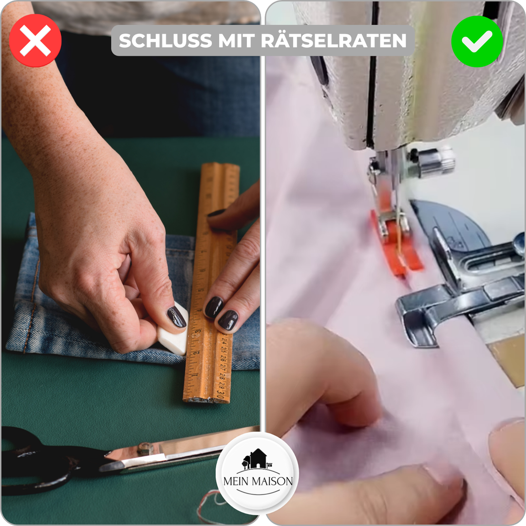 Präzisions-Rollsaumfuß für Nähprofis & DIY-Begeisterte; kreiert makellose, feste Säume mühelos.