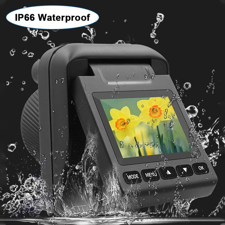 Robuste Veyano Action Kamera 4K für Zeitraffer im Außenbereich, ideal für jede Wetterlage.