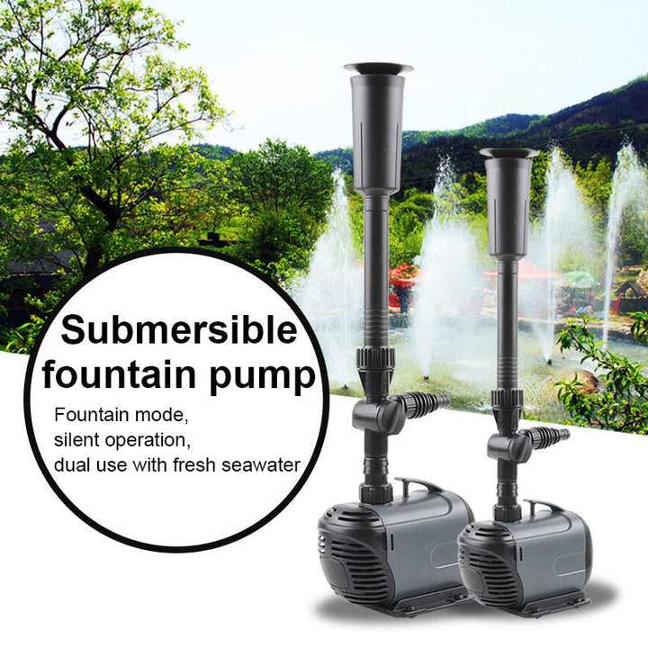 Robuste Gartenpumpe für beeindruckende Wasserfälle im Gartenteich, wetterfest und langlebig.