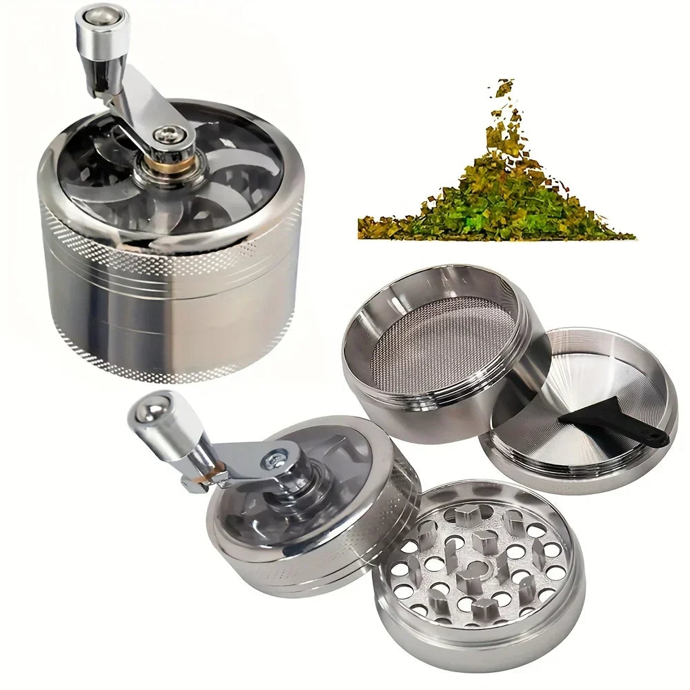 Moderne Nuss- und Gewürzmühle aus gebürstetem Edelstahl, für aromatische frische Gewürze und Nüsse in Sekunden.