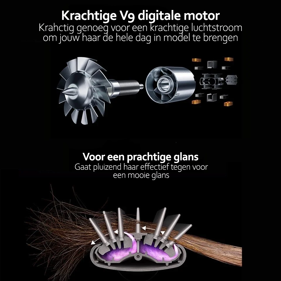 Lockenstab-Aufsatz für traumhafte Locken & Wellen mit dem 5-in-1 Multistyler für Damen, einfaches Haarstyling.