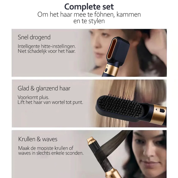 Glätteisen-Aufsatz des Haarstylers für perfekt glatte, glänzende Frisuren zu Hause, Ionen-Technologie schont das Haar.