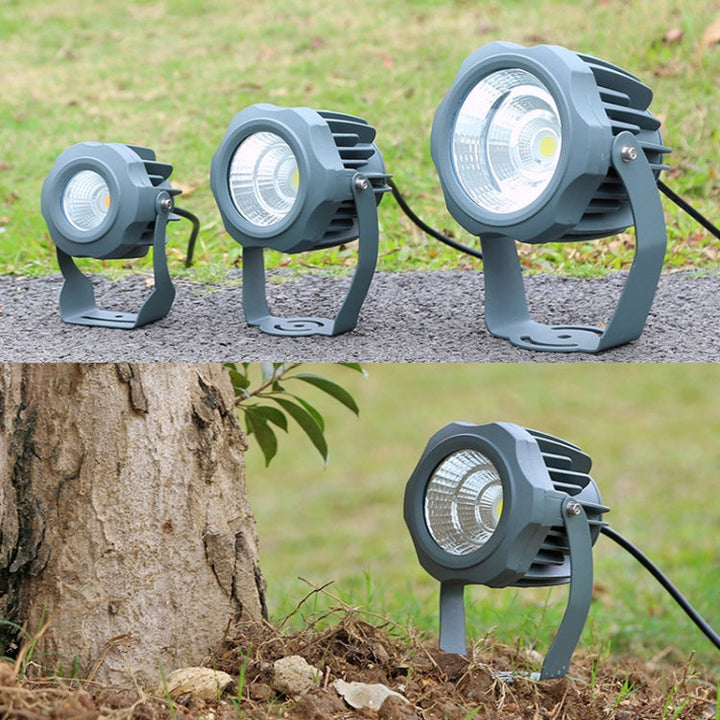 LED COB Gartenlampe 20W, wasserdichter IP65 Strahler mit Farbwechsel für Outdoor-Beleuchtung.