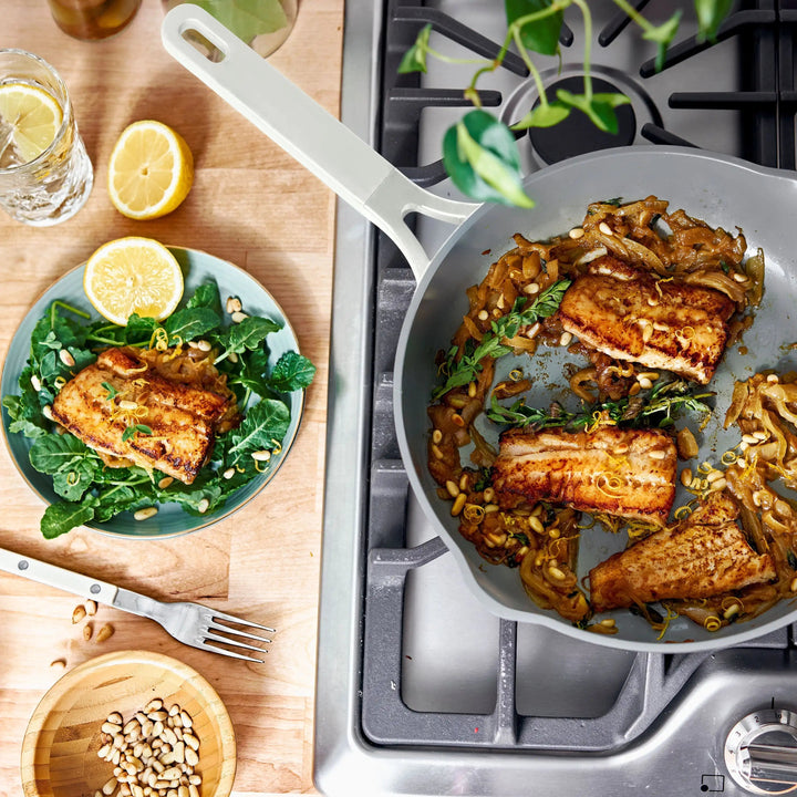 Ideales Geschenk: Vielseitiges 3-teiliges Kochset aus Aluminiumguss mit Antihaft, perfekt für jeden Küchenchef.