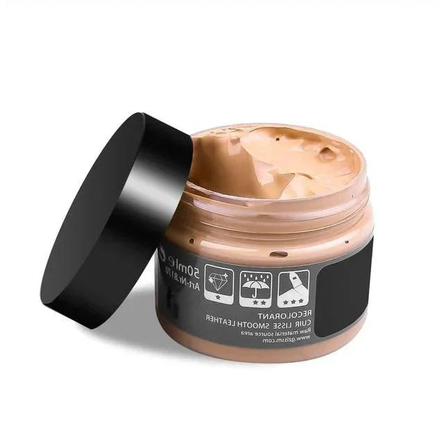Einfaches Leder Gel für schnelle DIY Reparatur von Abnutzungsspuren auf Kunstleder & Echtleder Oberflächen.