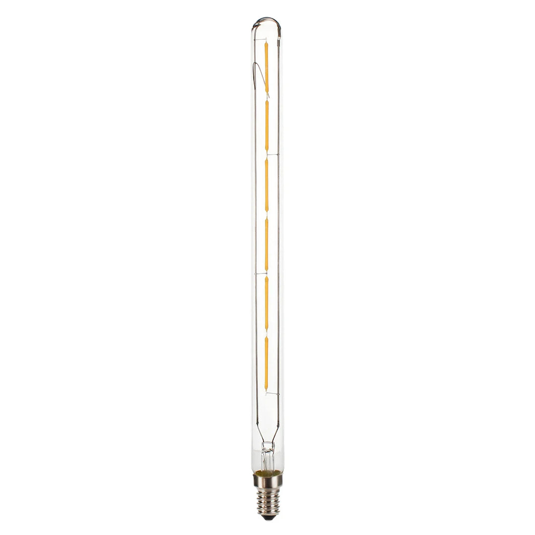 Dekorative E14 LED Röhrenlampe im Vintage Industriestil mit warmweißem Filament, 3W-6W energiesparend.